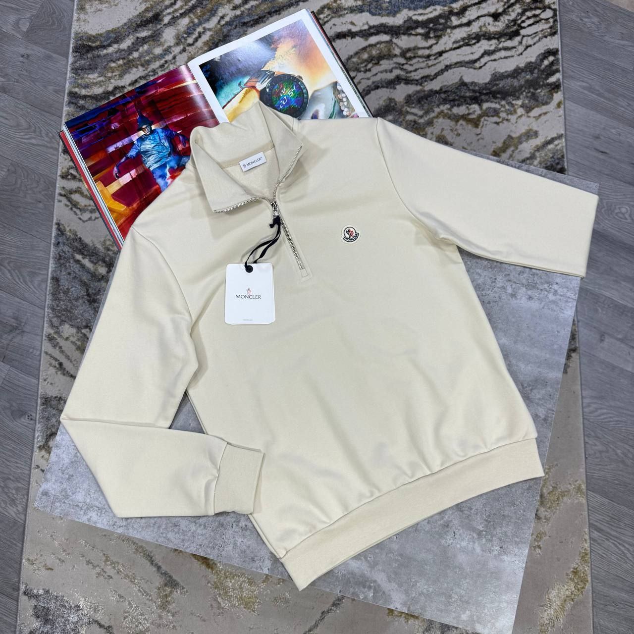 Monc Quarter Zip Jumpers