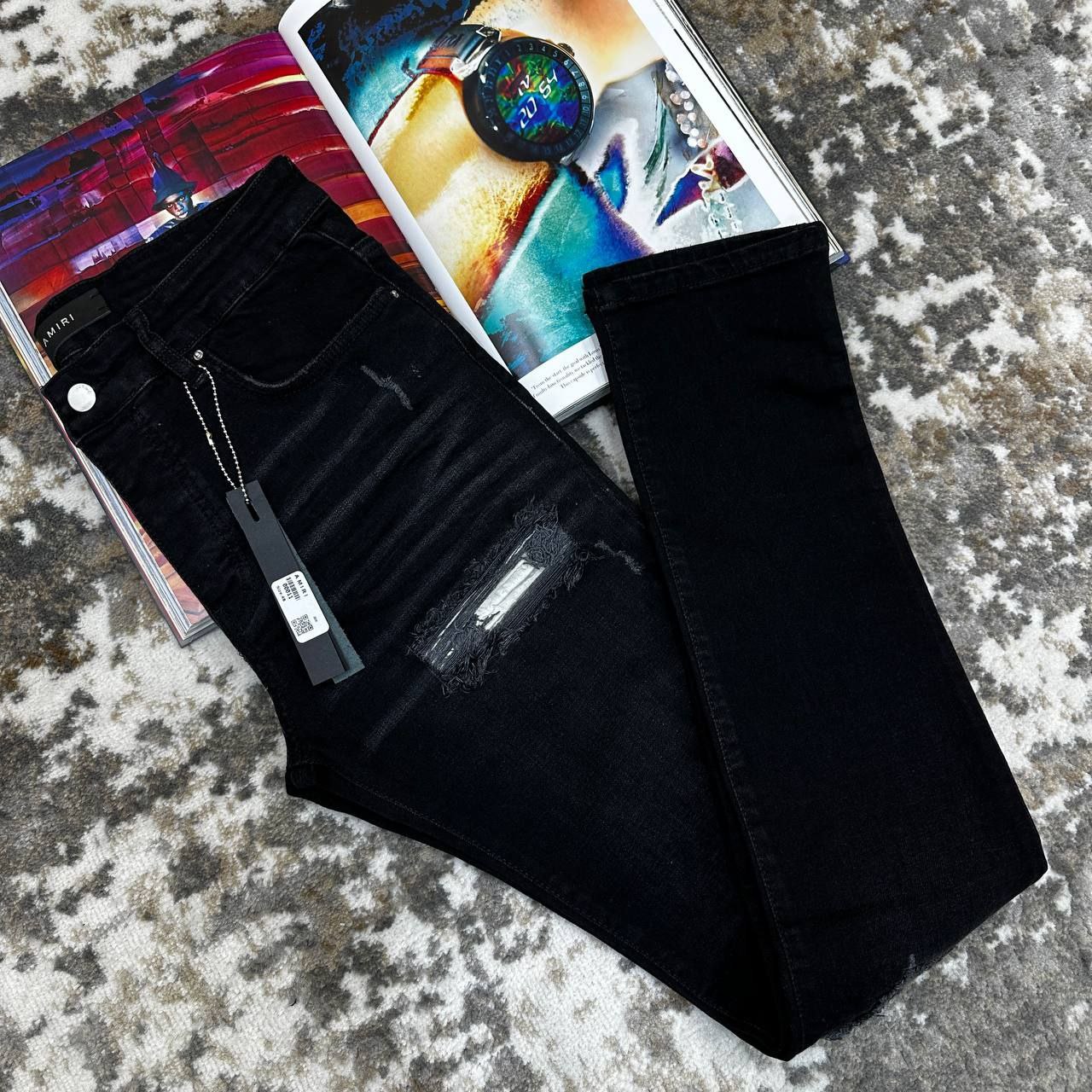 Amiri Black Jeans