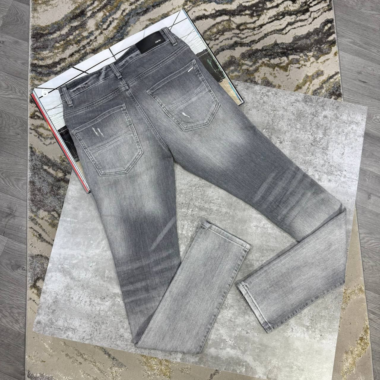 Amiri Grey Jeans