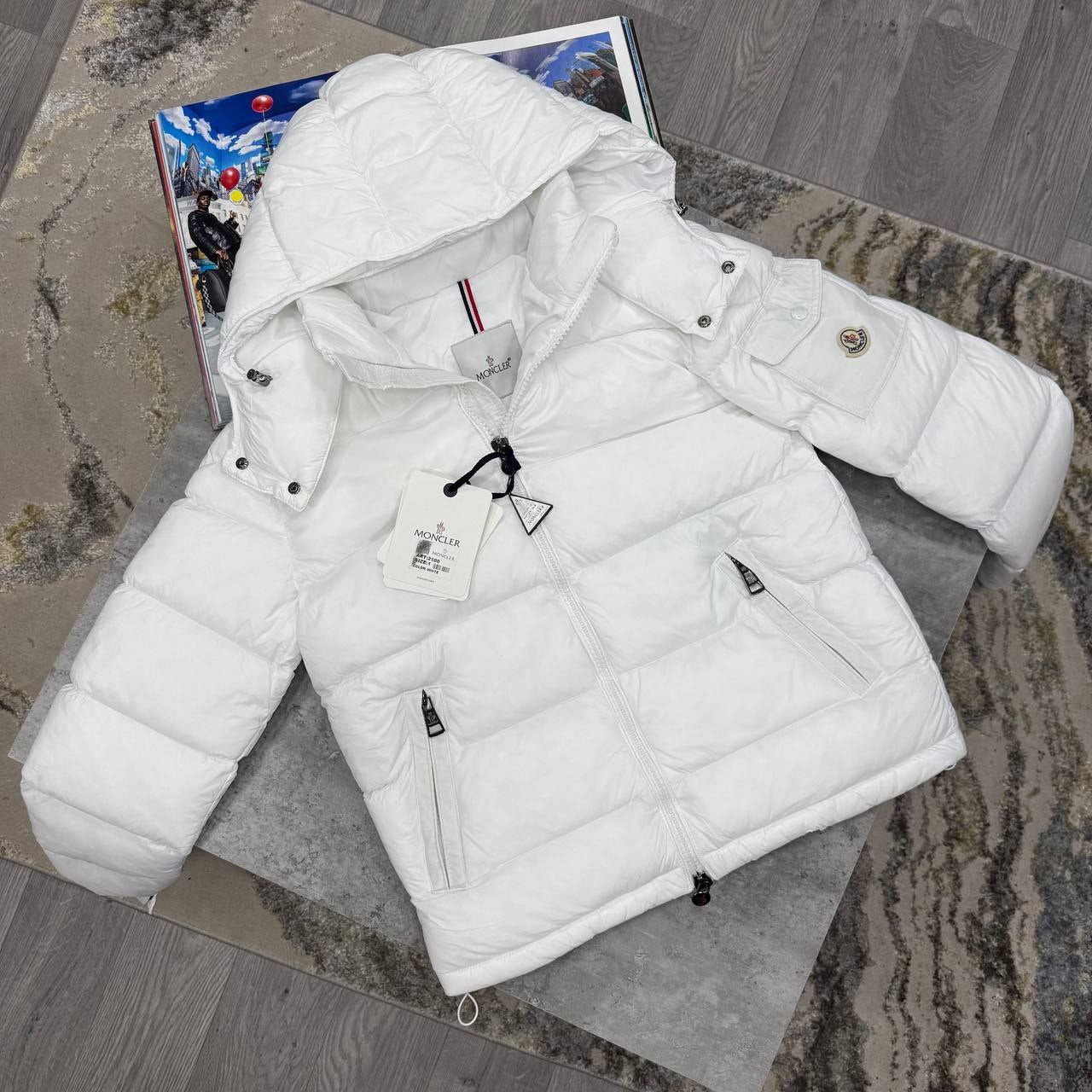 MONC White Maya Jacket