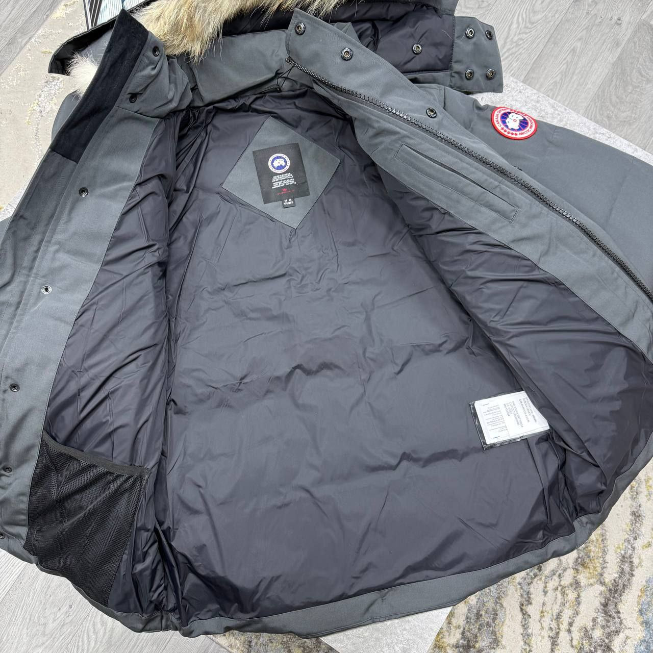 Can Goose Grey Parka Jacket